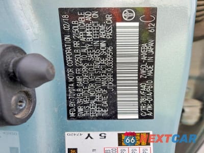 Zdjęcie 13 z 13 samochodu: 2018 TOYOTA PRIUS TWO VIN:JTDKBRFU9J3059596 - miniatura