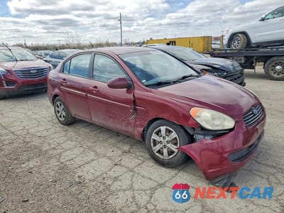 Czwarte zdjęcie samochodu z boku: 2008 HYUNDAI ACCENT GLS VIN:KMHCN46C38U278947 - miniatura