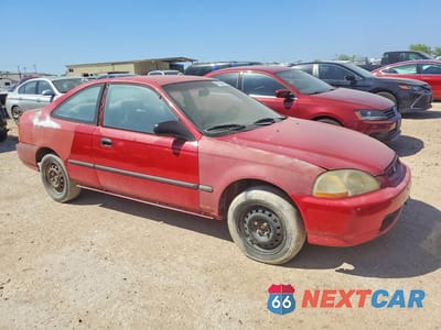 Czwarte zdjęcie samochodu z boku: 1996 HONDA CIVIC DX VIN:1HGEJ6128TL021995 - miniatura