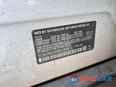 Zdjęcie 10 z 10 samochodu: 2019 BMW X5 XDRIVE40I VIN:5UXCR6C50KLL63413 - miniatura