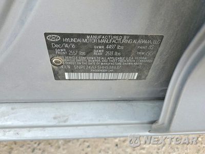 Zdjęcie 12 z 12 samochodu: 2017 HYUNDAI SONATA SE VIN:5NPE24AF5HH538637 - miniatura