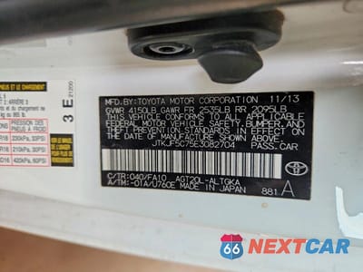 Zdjęcie 13 z 13 samochodu: 2014 SCION TC BASE VIN:JTKJF5C75E3082704 - miniatura