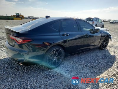 Trzecie zdjęcie samochodu z tyłu: 2022 ACURA TLX TECH A VIN:19UUB6F59NA002267 - miniatura