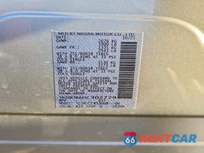 Zdjęcie 13 z 13 samochodu: 2025 NISSAN PATHFINDER SV VIN:5N1DR3BAXSC302729 - miniatura