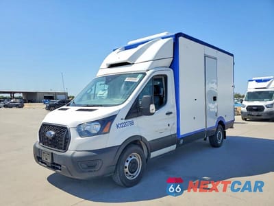 Drugie zdjęcie samochodu z przodu: 2023 FORD TRANSIT DELIVERY TRUCK VIN:1FDBW5ZGXPKA23154 - miniatura