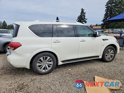 Trzecie zdjęcie samochodu z tyłu: 2016 INFINITI QX80 BASE VIN:JN8AZ2NF3G9614022 - miniatura