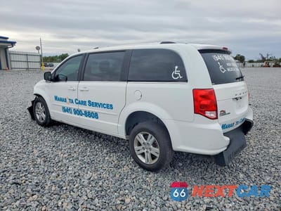 Drugie zdjęcie samochodu z przodu: 2018 DODGE GRAND CARAVAN SXT VIN:2C4RDGCG8JR239851 - miniatura