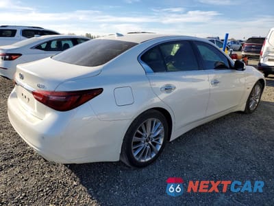 Trzecie zdjęcie samochodu z tyłu: 2021 INFINITI Q50 LUXE VIN:JN1EV7BR7MM754686 - miniatura