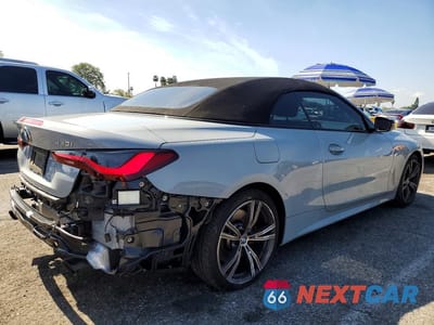 Trzecie zdjęcie samochodu z tyłu: 2024 BMW 430I VIN:WBA23AT01RCR14753 - miniatura