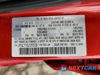 Zdjęcie 13 z 14 samochodu: 2018 MAZDA 6 GRAND TOURING VIN:JM1GL1TY3J1315139 - miniatura