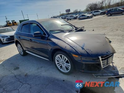 Czwarte zdjęcie samochodu z boku: 2018 AUDI Q5 PRESTIGE VIN:WA1CNBFY6J2127083 - miniatura