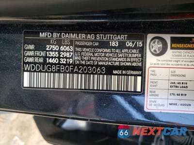 Zdjęcie 12 z 12 samochodu: 2015 MERCEDES-BENZ S 550 4MATIC VIN:WDDUG8FB0FA203063 - miniatura