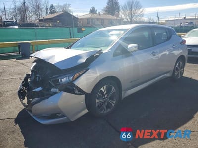2018 NISSAN LEAF S 1N4AZ1CP7JC300598 - główne zdjęcie licytacji z USA - miniatura