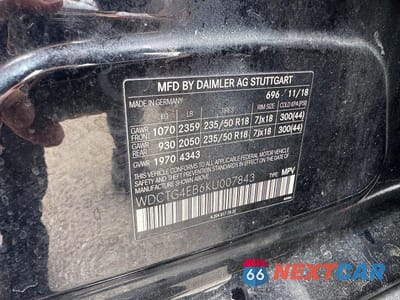 Zdjęcie 10 z 10 samochodu: 2019 MERCEDES-BENZ GLA 250 VIN:WDCTG4EB6KU007843 - miniatura