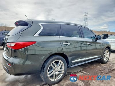 Trzecie zdjęcie samochodu z tyłu: 2013 INFINITI JX35 BASE VIN:5N1AL0MM3DC308790 - miniatura