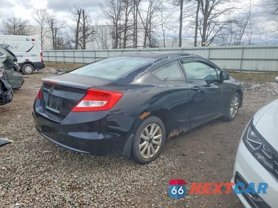 Trzecie zdjęcie samochodu z tyłu: 2012 HONDA CIVIC EX VIN:2HGFG3B82CH527176 - miniatura