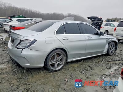 Trzecie zdjęcie samochodu z tyłu: 2018 MERCEDES-BENZ C 300 4MATIC VIN:55SWF4KB5JU282572 - miniatura