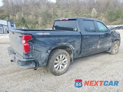 Trzecie zdjęcie samochodu z tyłu: 2024 CHEVROLET SILVERADO K1500 CUSTOM VIN:1GCPDBEK8RZ259336 - miniatura