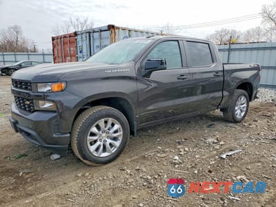 2021 CHEVROLET SILVERADO K1500 CUSTOM 3GCPYBEK6MG421736 - główne zdjęcie licytacji z USA - miniatura