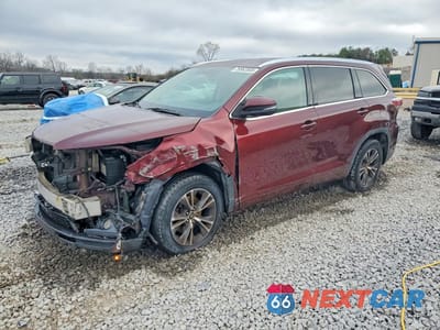 2016 TOYOTA HIGHLANDER XLE 5TDKKRFH4GS185634 - główne zdjęcie licytacji z USA - miniatura