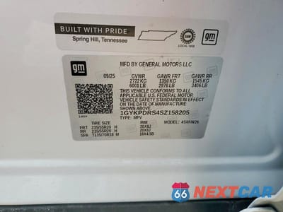 Zdjęcie 14 z 14 samochodu: 2025 CADILLAC XT6 PREMIUM LUXURY VIN:1GYKPDRS4SZ158205 - miniatura