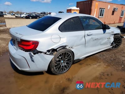 Trzecie zdjęcie samochodu z tyłu: 2020 BMW M2 COMPETITION VIN:WBS2U7C06L7E15672 - miniatura