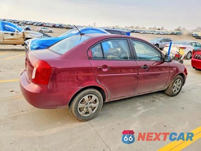 Trzecie zdjęcie samochodu z tyłu: 2009 HYUNDAI ACCENT GLS VIN:KMHCN46C69U348295 - miniatura