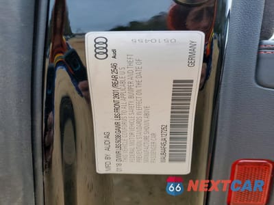 Zdjęcie 12 z 13 samochodu: 2018 AUDI S4 PREMIUM PLUS VIN:WAUB4AF45JA127252 - miniatura