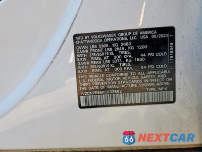 Zdjęcie 12 z 12 samochodu: 2023 VOLKSWAGEN ID.4 PRO VIN:1V2DNPE85PC033562 - miniatura