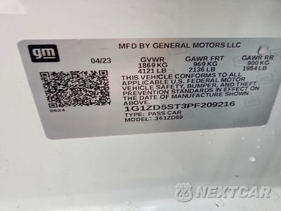 Zdjęcie 12 z 12 samochodu: 2023 CHEVROLET MALIBU LT VIN:1G1ZD5ST3PF209216 - miniatura