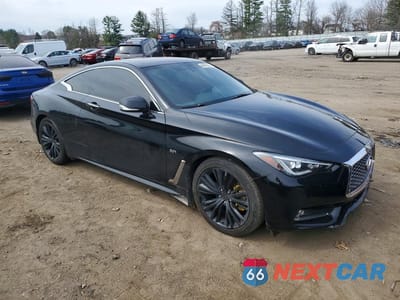 Czwarte zdjęcie samochodu z boku: 2017 INFINITI Q60 3.0T PREMIUM VIN:JN1EV7EL0HM552012 - miniatura