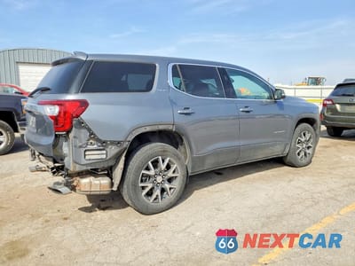 Trzecie zdjęcie samochodu z tyłu: 2021 GMC ACADIA SLE VIN:1GKKNKLSXMZ130084 - miniatura
