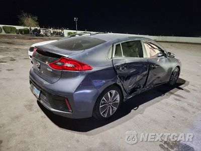 Trzecie zdjęcie samochodu z tyłu: 2019 HYUNDAI IONIQ HYBRID LIMITED VIN:KMHC05LCXKU128219 - miniatura