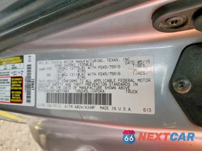 Zdjęcie 13 z 13 samochodu: 2015 TOYOTA TACOMA BASE VIN:5TFUX4EN6FX037403 - miniatura