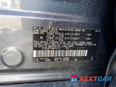 Zdjęcie 13 z 13 samochodu: 2021 TOYOTA RAV4 XLE VIN:2T3P1RFV4MW197677 - miniatura