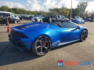 Trzecie zdjęcie samochodu z tyłu: 2023 LAMBORGHINI HURACAN EVO VIN:ZHWUT4ZF5PLA22375 - miniatura