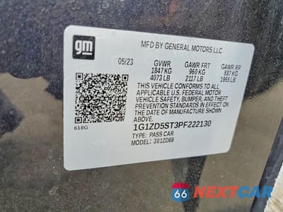 Zdjęcie 12 z 12 samochodu: 2023 CHEVROLET MALIBU LT VIN:1G1ZD5ST3PF222130 - miniatura