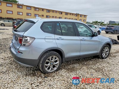 Trzecie zdjęcie samochodu z tyłu: 2013 BMW X3 XDRIVE28I VIN:5UXWX9C54D0D00133 - miniatura