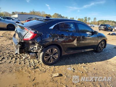Trzecie zdjęcie samochodu z tyłu: 2017 HONDA CIVIC EXL VIN:SHHFK7H76HU214095 - miniatura