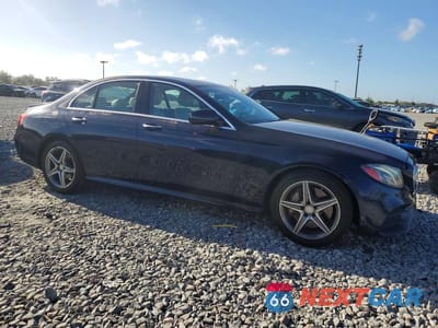 Czwarte zdjęcie samochodu z boku: 2017 MERCEDES-BENZ E 300 4MATIC VIN:WDDZF4KB0HA047536 - miniatura