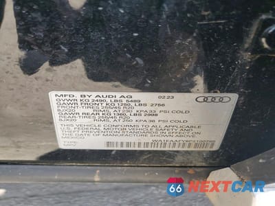 Zdjęcie 13 z 13 samochodu: 2023 AUDI Q5 PREMIUM PLUS 45 VIN:WA1EAAFY8P2100765 - miniatura