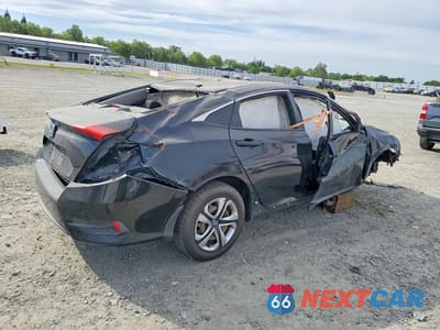 Trzecie zdjęcie samochodu z tyłu: 2017 HONDA CIVIC LX VIN:2HGFC2F50HH536150 - miniatura