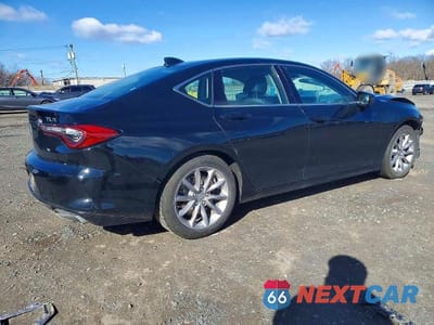 Trzecie zdjęcie samochodu z tyłu: 2021 ACURA TLX VIN:19UUB5F30MA001404 - miniatura