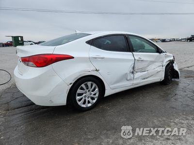 Trzecie zdjęcie samochodu z tyłu: 2012 HYUNDAI ELANTRA GLS VIN:5NPDH4AE2CH134222 - miniatura