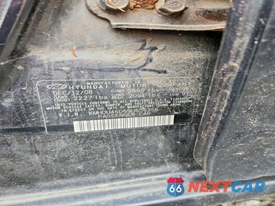 Zdjęcie 12 z 12 samochodu: 2009 HYUNDAI ELANTRA GLS VIN:KMHDU46D69U656356 - miniatura