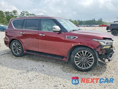 Czwarte zdjęcie samochodu z boku: 2021 INFINITI QX80 SENSORY VIN:JN8AZ2BE8M9269089 - miniatura