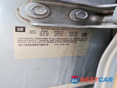 Zdjęcie 12 z 13 samochodu: 2014 CHEVROLET IMPALA LTZ VIN:1G1155S38EU166012 - miniatura