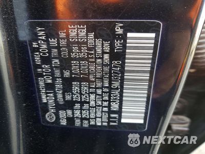 Zdjęcie 12 z 13 samochodu: 2021 HYUNDAI TUCSON LIMITED VIN:KM8J33AL9MU327478 - miniatura