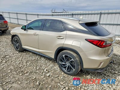 Drugie zdjęcie samochodu z przodu: 2019 LEXUS RX 450H BASE VIN:2T2BGMCA1KC032623 - miniatura