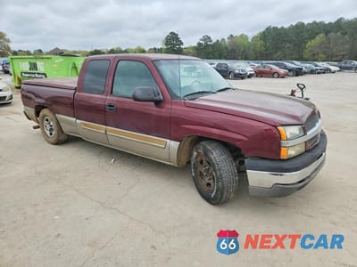 Czwarte zdjęcie samochodu z boku: 2003 CHEVROLET SILVERADO C1500 VIN:2GCEC19V431204908 - miniatura